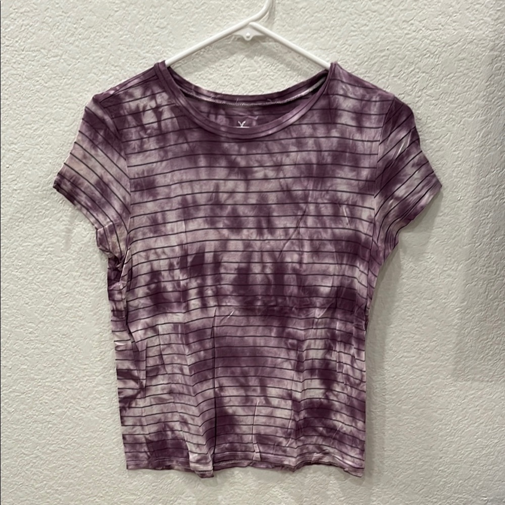 Purple Tie-Dye Women's Top